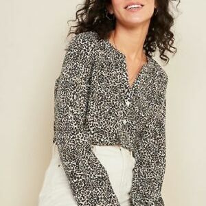 Cheetah print blouse